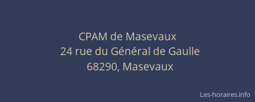 CPAM de Masevaux