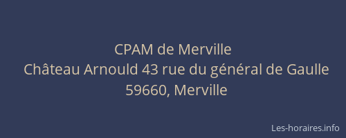 CPAM de Merville