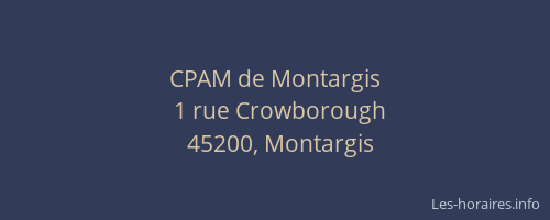 CPAM de Montargis