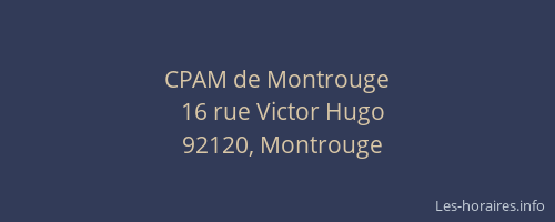 CPAM de Montrouge
