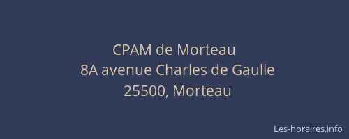 CPAM de Morteau