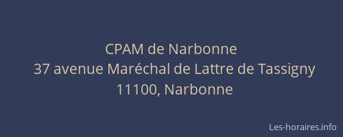 CPAM de Narbonne