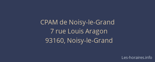CPAM de Noisy-le-Grand