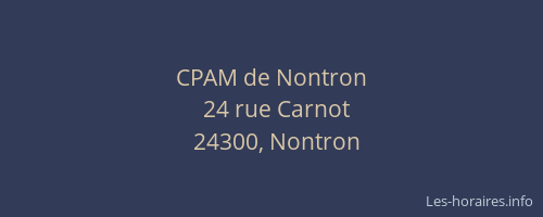 CPAM de Nontron