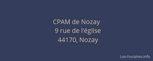 CPAM de Nozay