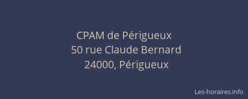 CPAM de Périgueux