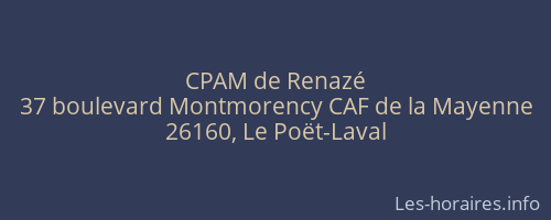 CPAM de Renazé