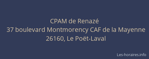 CPAM de Renaz&eacute;
