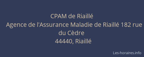 CPAM de Riaillé