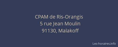 CPAM de Ris-Orangis