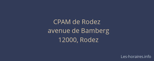 CPAM de Rodez