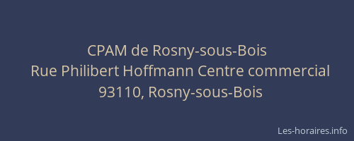 CPAM de Rosny-sous-Bois