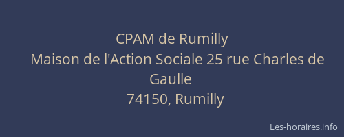 CPAM de Rumilly