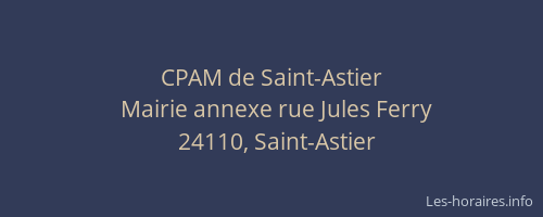 CPAM de Saint-Astier