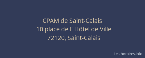CPAM de Saint-Calais