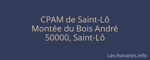 CPAM de Saint-Lô