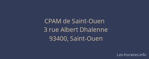 CPAM de Saint-Ouen