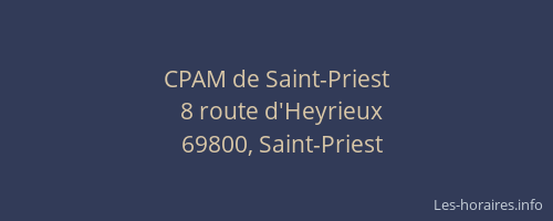 CPAM de Saint-Priest