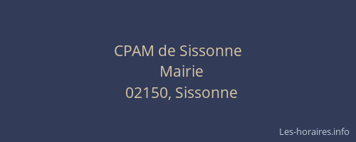 CPAM de Sissonne