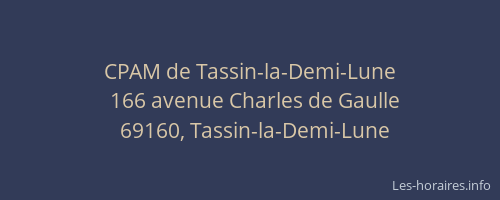 CPAM de Tassin-la-Demi-Lune
