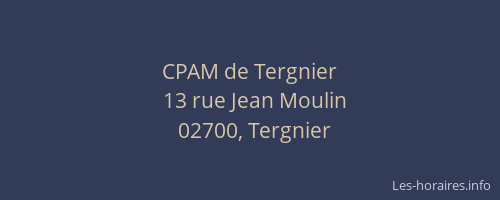 CPAM de Tergnier