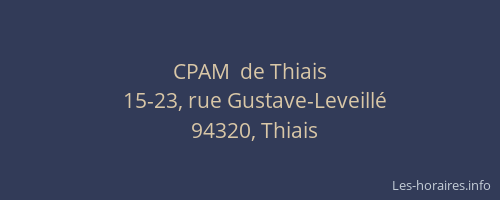 CPAM  de Thiais