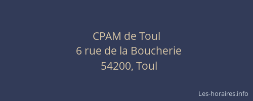 CPAM de Toul