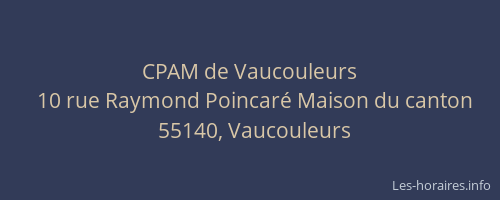 CPAM de Vaucouleurs