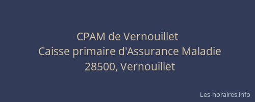 CPAM de Vernouillet