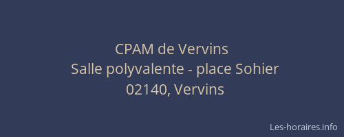 CPAM de Vervins
