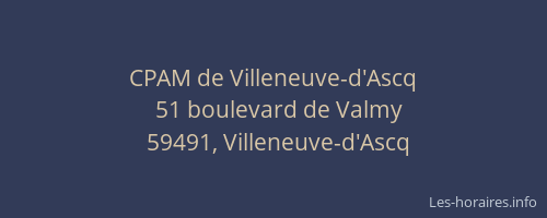 CPAM de Villeneuve-d'Ascq