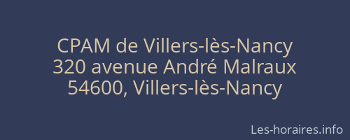 CPAM de Villers-lès-Nancy