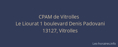 CPAM de Vitrolles