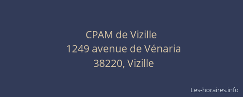 CPAM de Vizille