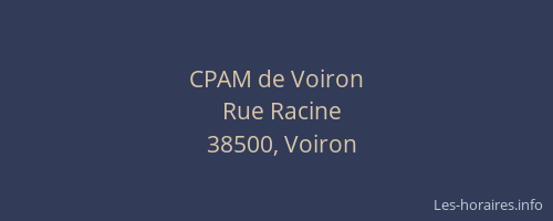 CPAM de Voiron