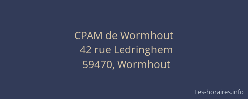 CPAM de Wormhout