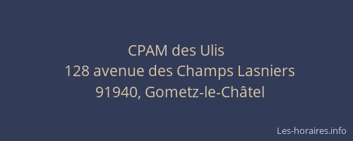 CPAM des Ulis