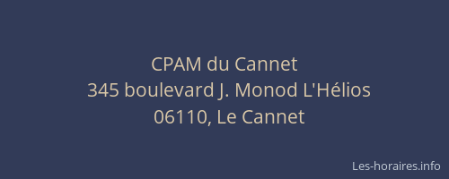 CPAM du Cannet