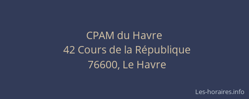 CPAM du Havre