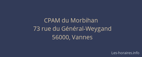 CPAM du Morbihan
