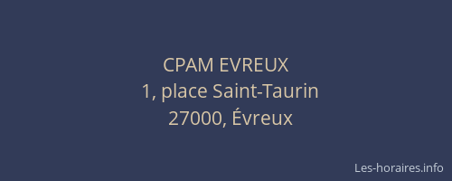 CPAM EVREUX