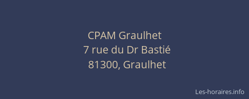 CPAM Graulhet