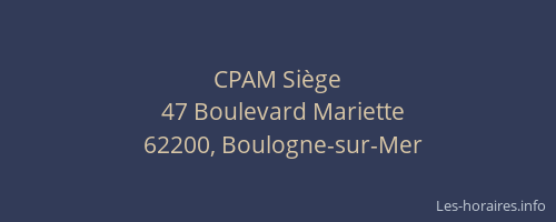 CPAM Siège