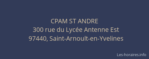 CPAM ST ANDRE
