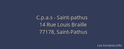 C.p.a.s - Saint-pathus