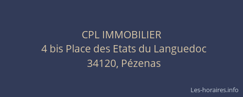 CPL IMMOBILIER