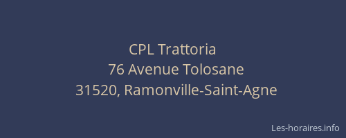 CPL Trattoria