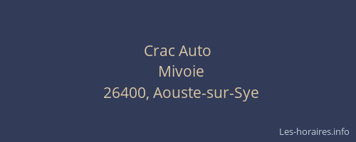 Crac Auto