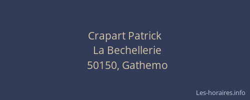 Crapart Patrick