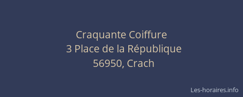 Craquante Coiffure